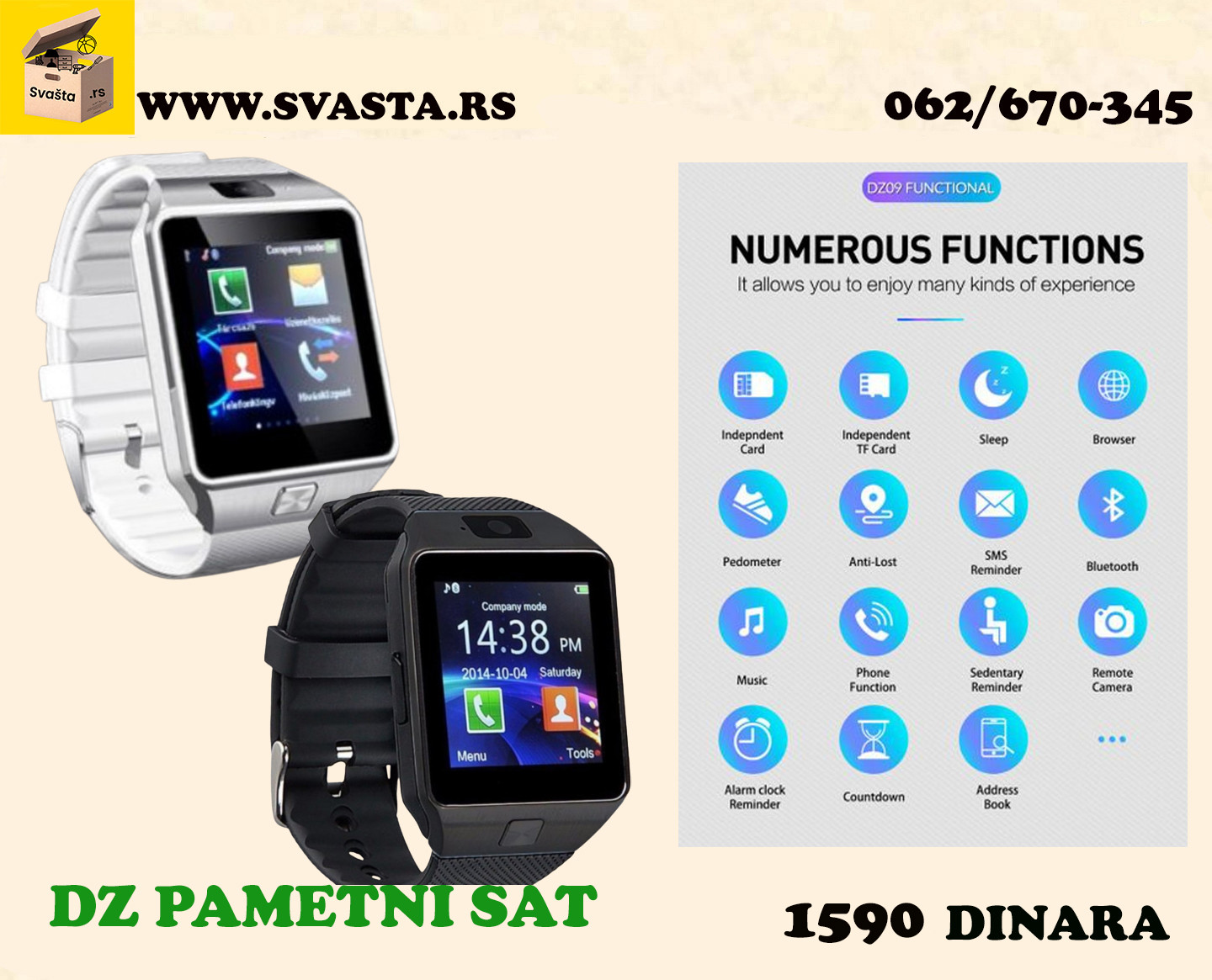 DZ09 Pametni sat