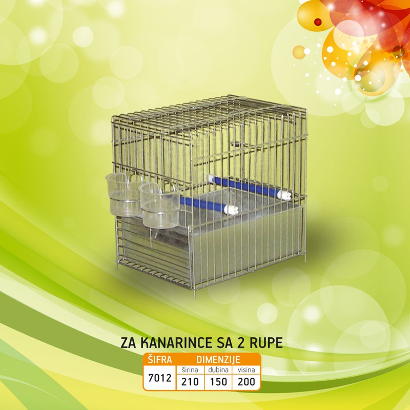 Kavez -Za kanarince sa 2 rupe- Š:7012